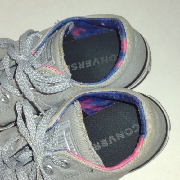 CONVERSE Gray reverse Galaxy size 8 and 1/2 women's - Picture 3 of 12